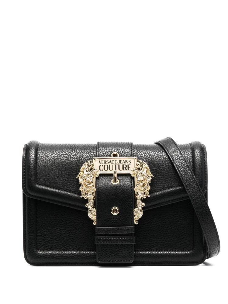 Versace Jeans Couture Baroque-buckle shoulder bag - Black Cover