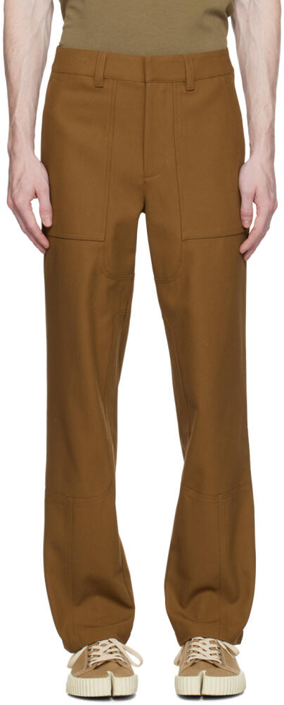 Helmut Lang Brown Utility Trousers Cover