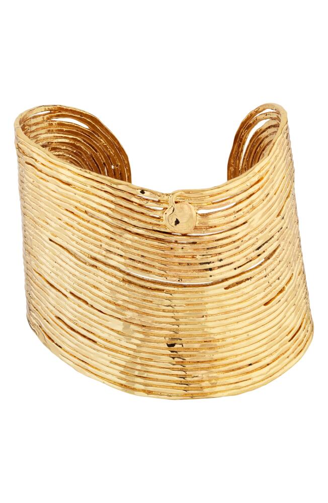 Gas Bijoux Wave Cuff in Gold Cover