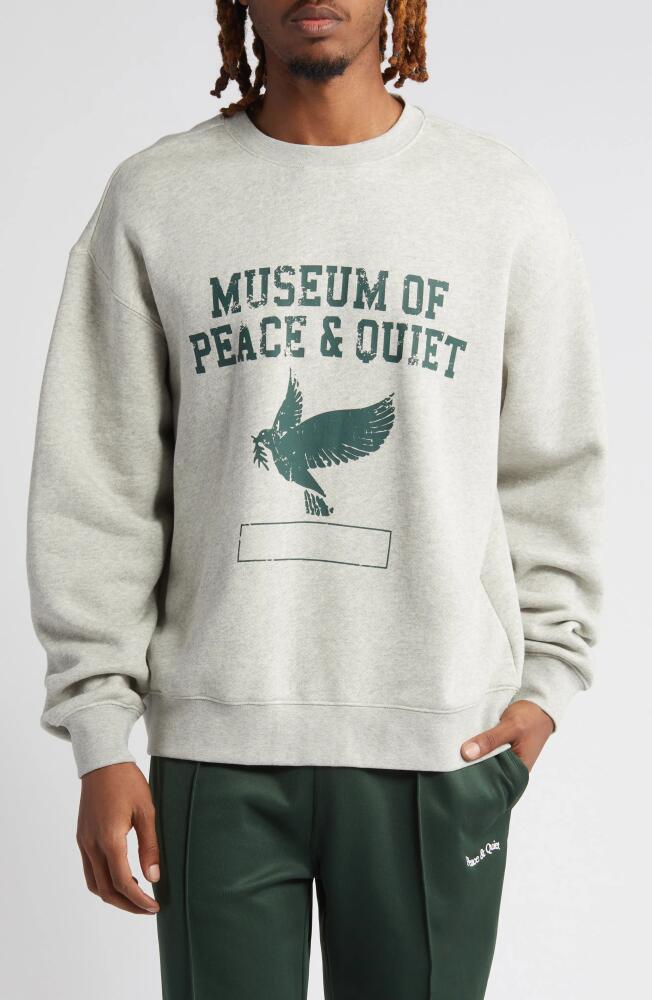 Museum of Peace & Quiet P. E. Crewneck Sweatshirt in Heather Cover