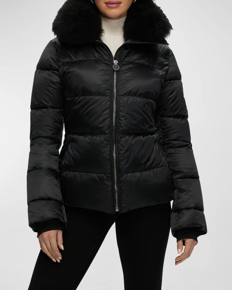 Gorski Apres-Ski Jacket With Detachable Toscana Lamb Shearling Collar Cover