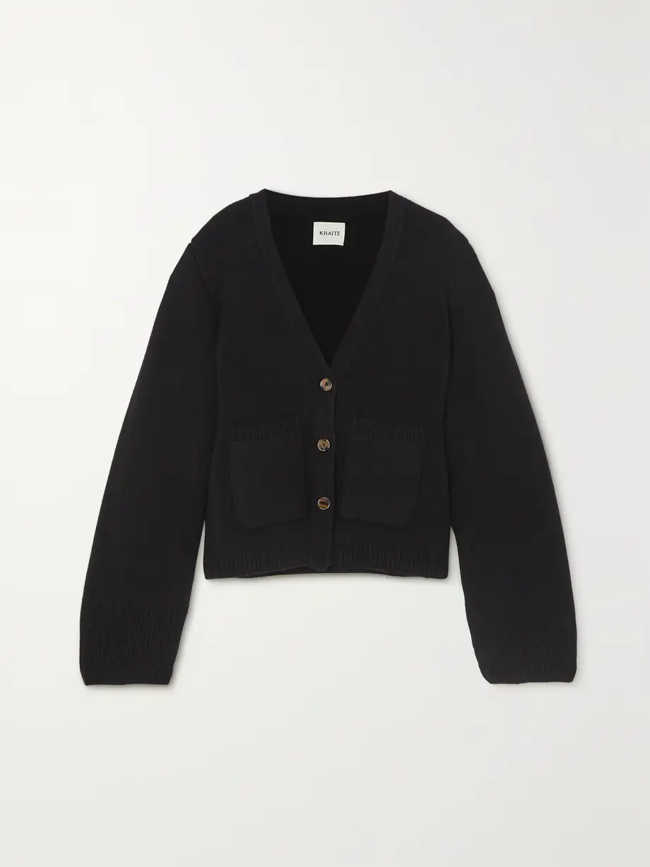 KHAITE - Scarlet Cashmere-blend Cardigan - Black Cover