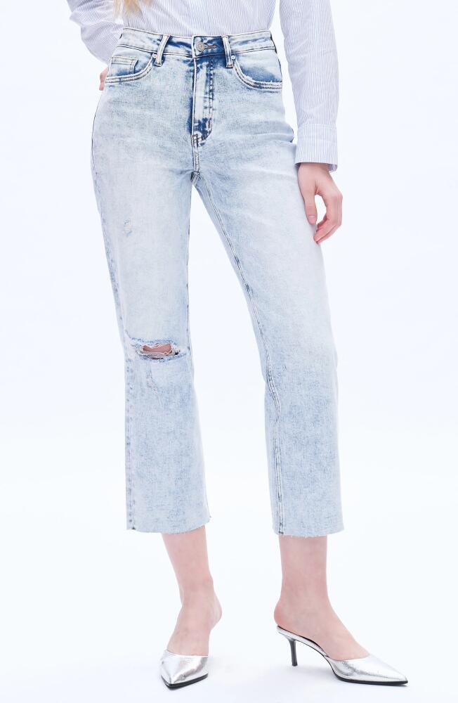 Bayeas High Waist Distressed Straight Leg Jeans in Paradise Cover