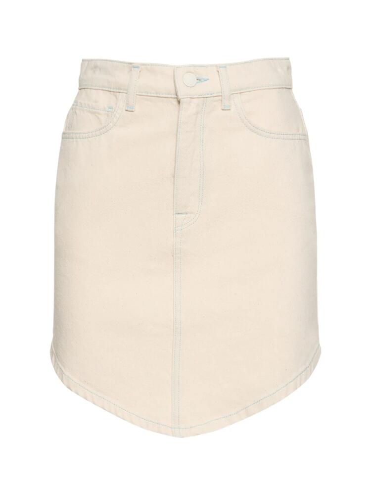 TRIARCHY Ms. Heart Organic Denim Mini Skirt Cover