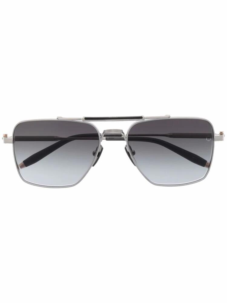 Akoni Eos pilot-frame sunglasses - Silver Cover