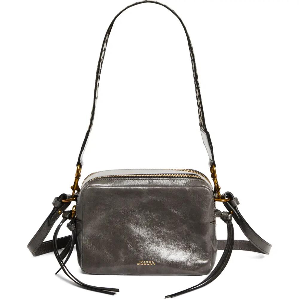 Isabel Marant Wardy XO Capsule Leather Camera Bag in Anthracite Cover