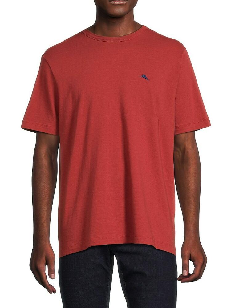 Tommy Bahama Men's Costa Cruz Short Sleeve Tee - Rose Red Cover