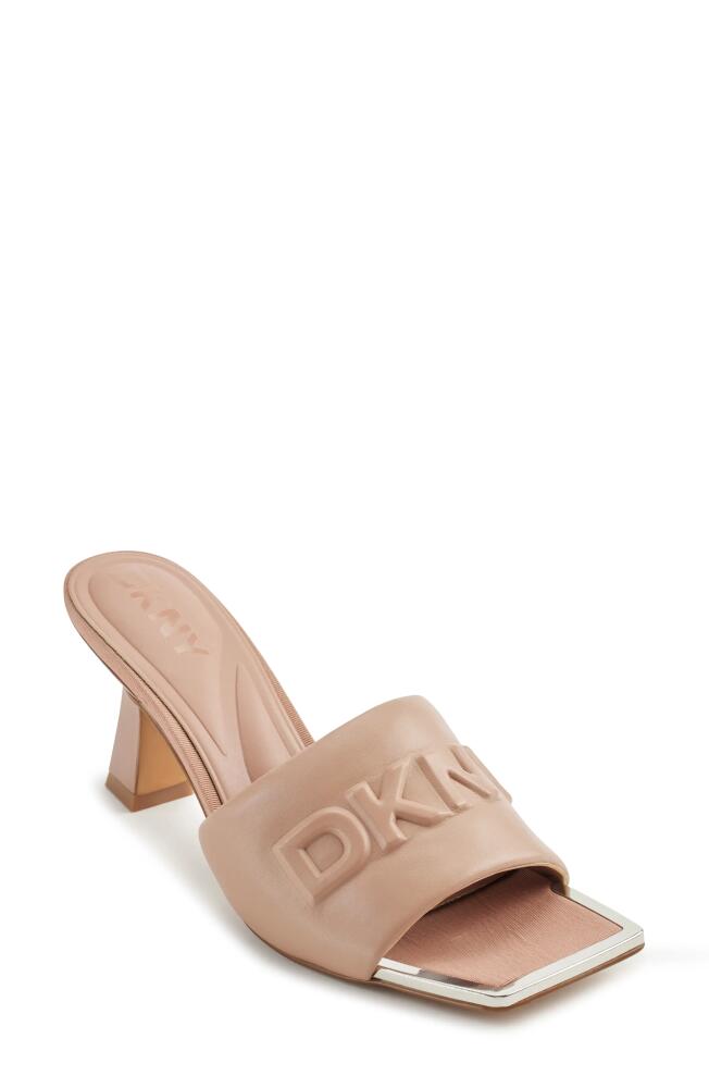 DKNY Keke Slide Sandal in Blush Cover