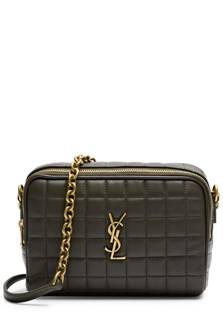 Saint Laurent Cassandre Quilted Leather Camera bag - Olive Cover