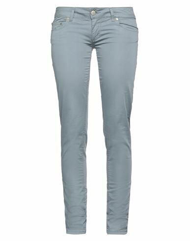 Dondup Woman Pants Grey Cotton, Elastane Cover