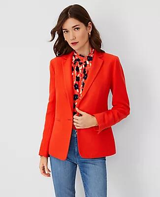 Ann Taylor The Petite Hutton Blazer in Tweed Cover