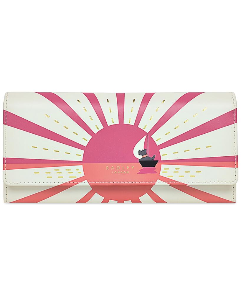 Radley London Sailing Into The Sunset Large Flapover Wallet - White Cover