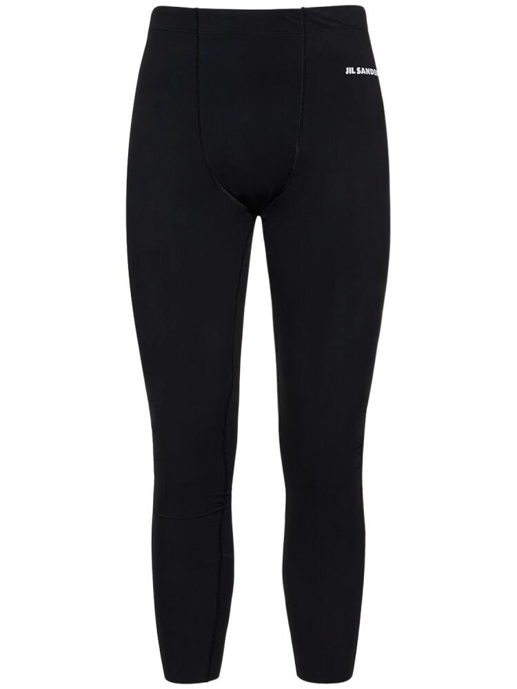 JIL SANDER Logo Tech Jersey Leggings Cover