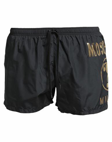 Moschino Man Swim trunks Black Polyester Cover