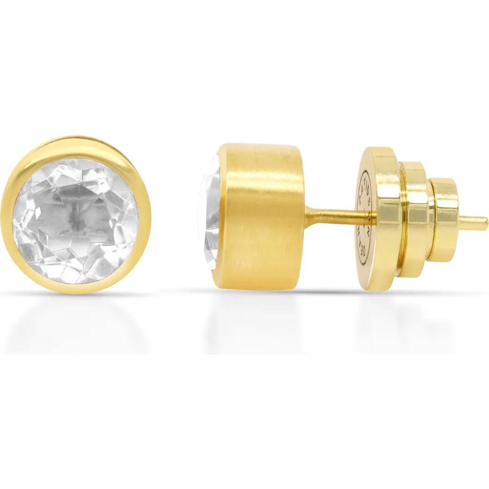 Dean Davidson Signature Midi Knockout Stud Earrings in Moonstone/gold Cover