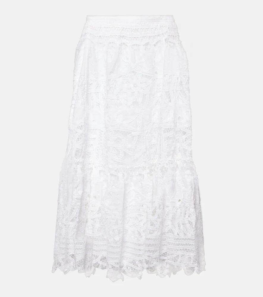 Polo Ralph Lauren Linen lace midi skirt Cover