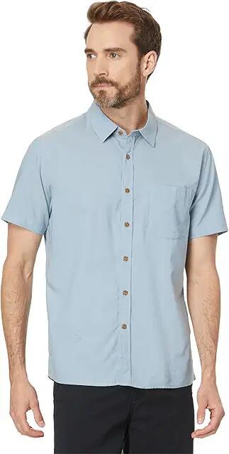 VISSLA The Box Eco Short Sleeve Woven (Blue) Men's Clothing Cover