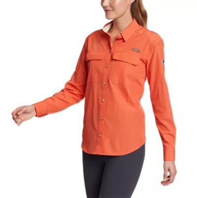 Eddie Bauer Women's Guide UPF Long-Sleeve Shirt Cover