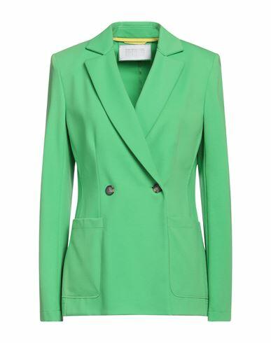 Harris Wharf London Woman Blazer Acid green Viscose, Polyamide, Elastane Cover