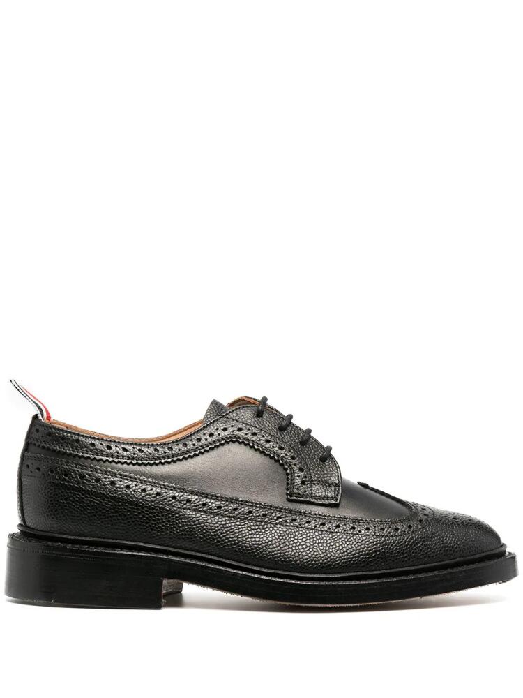 Thom Browne Longwing pebbled brogues - Black Cover