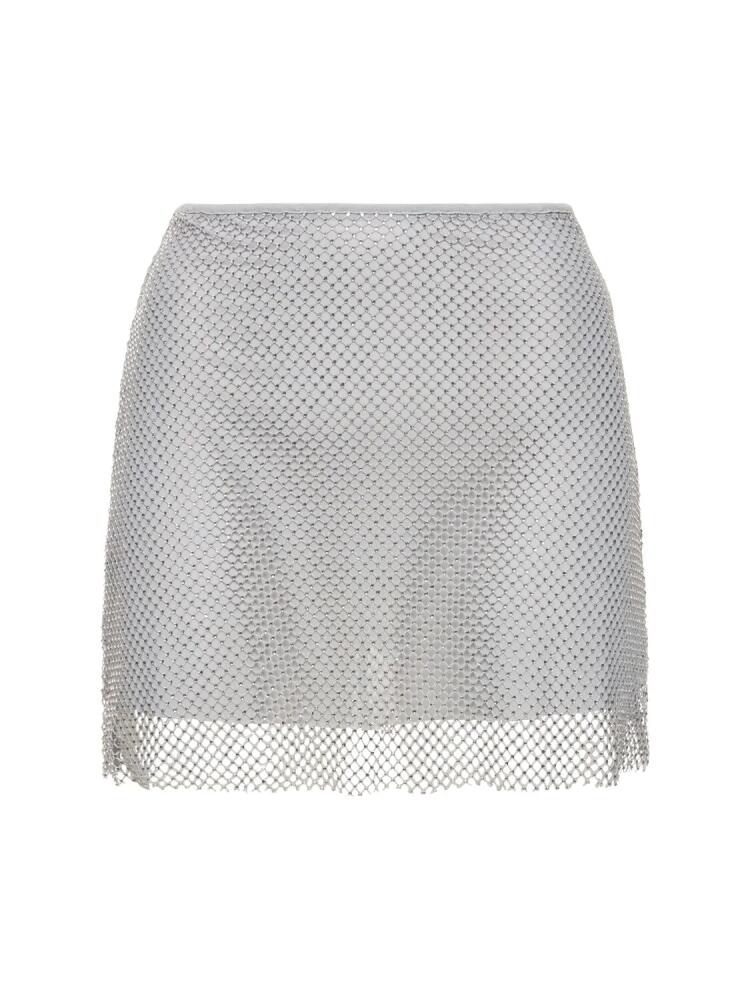 WEWOREWHAT Sequined Mini Skirt Cover