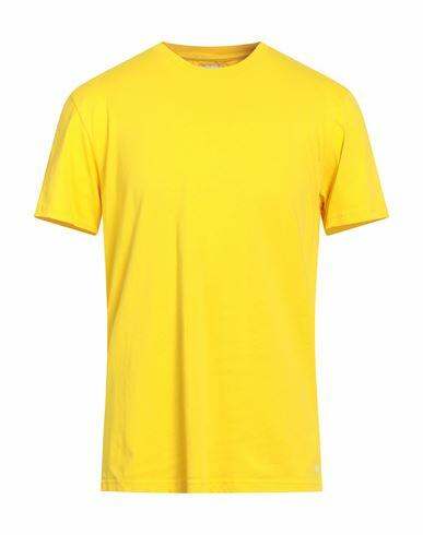 Manuel Ritz Man T-shirt Yellow Cotton Cover