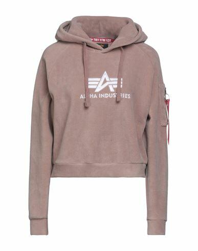 Alpha Industries Woman Sweatshirt Dove grey Polyester Cover