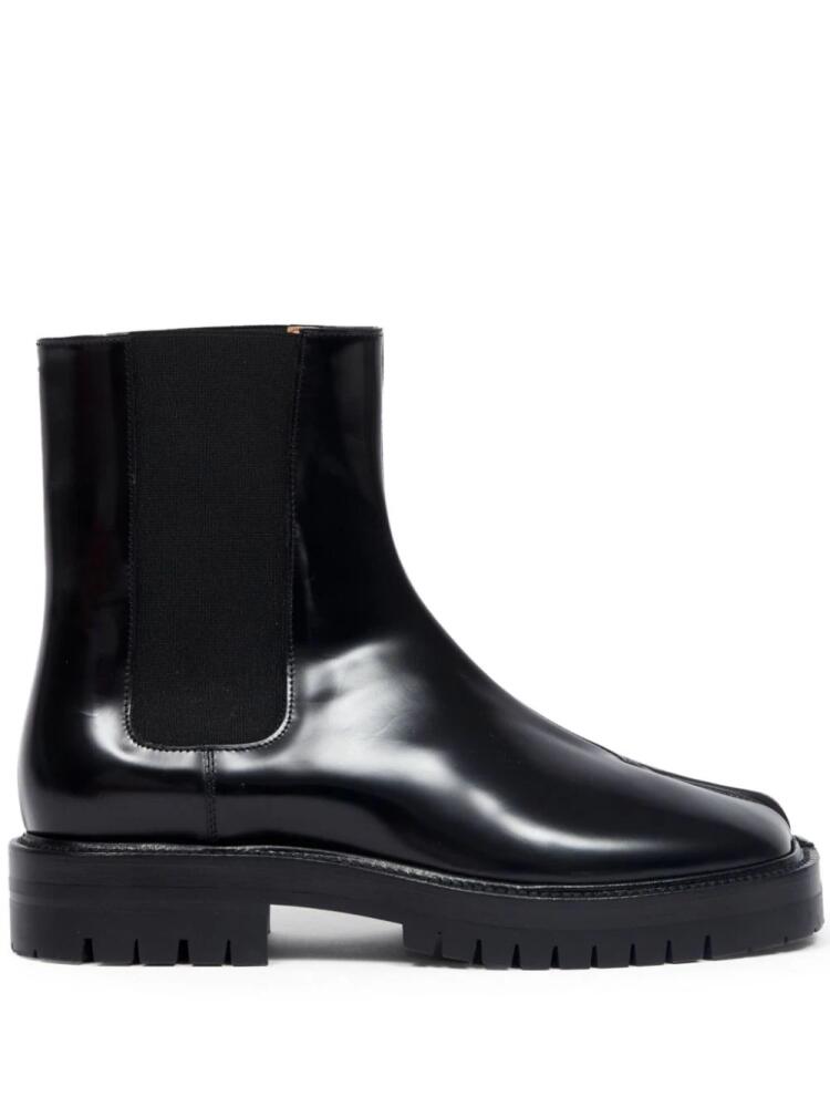 Maison Margiela Tabi leather Chelsea boots - Black Cover