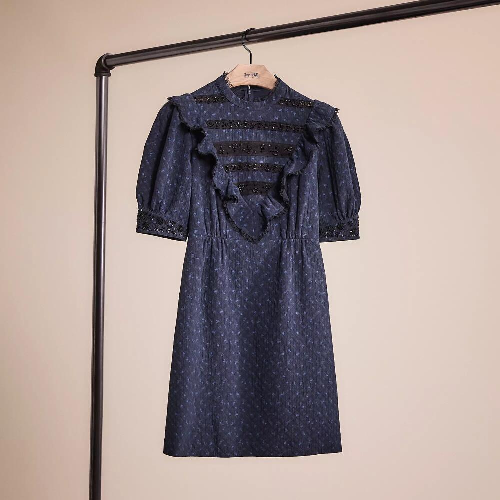 Coach Restored Short Party Dress In Organic Cotton Cover