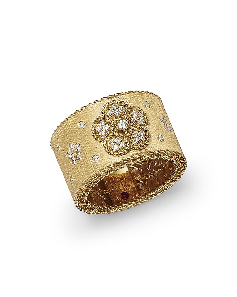 Roberto Coin 18K Yellow Gold Daisy Lux Diamond Ring - Exclusive Cover