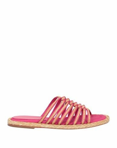 Paloma Barceló Woman Espadrilles Fuchsia Textile fibers Cover