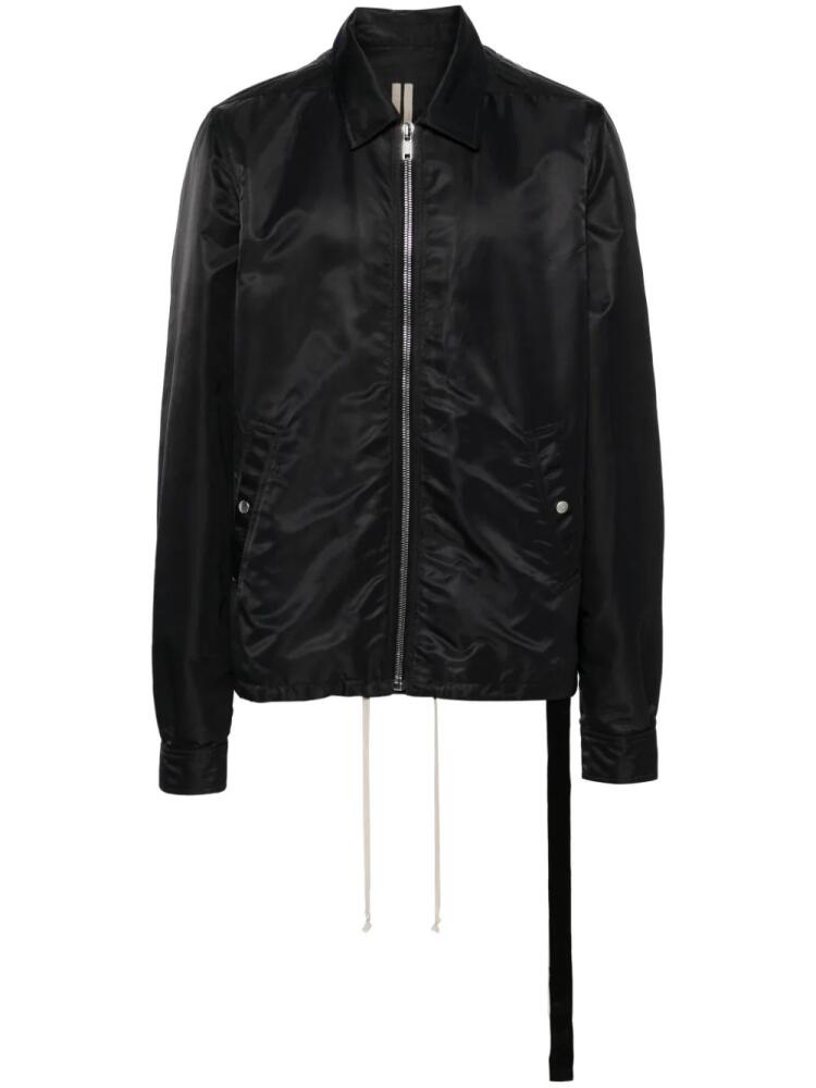 Rick Owens DRKSHDW zip-up shirt jackert - Black Cover