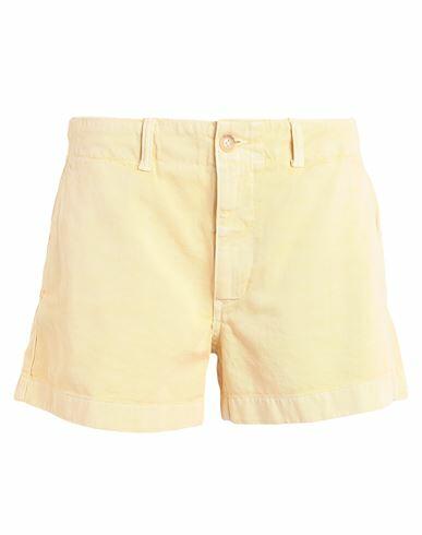 Polo Ralph Lauren Chino Short Woman Shorts & Bermuda Shorts Light yellow Cotton Cover