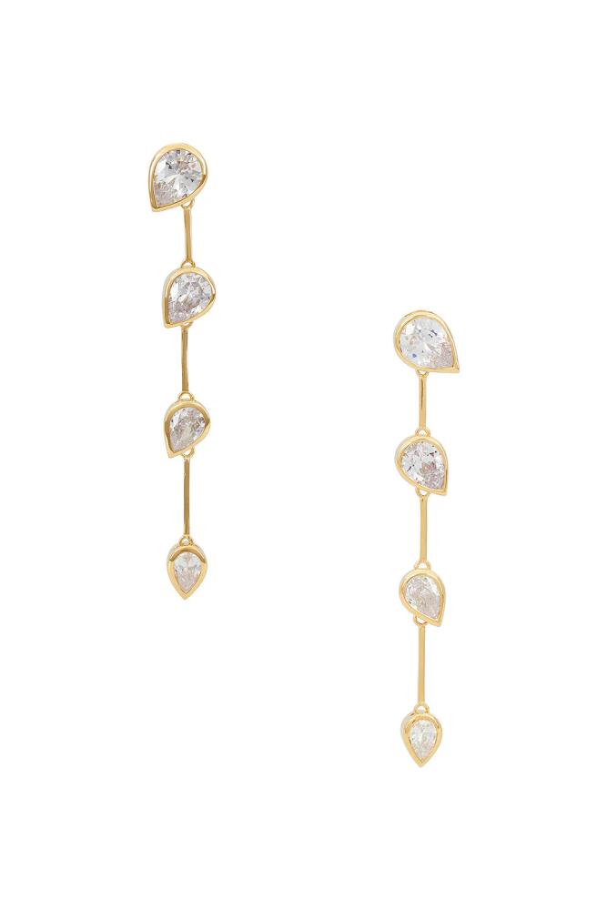 Completedworks 18k Gold Plated & Cubic Zirconia Earring in Metallic Gold Cover