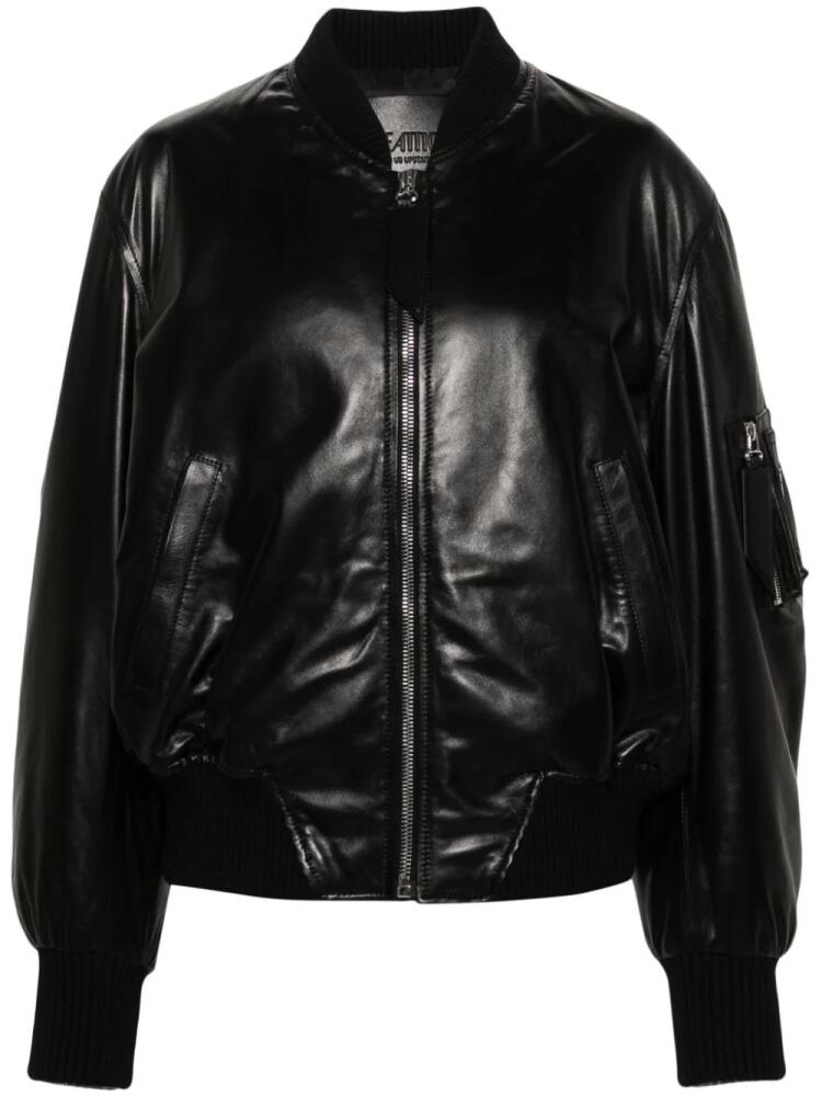 The Attico Anja bomber jacket - Black Cover