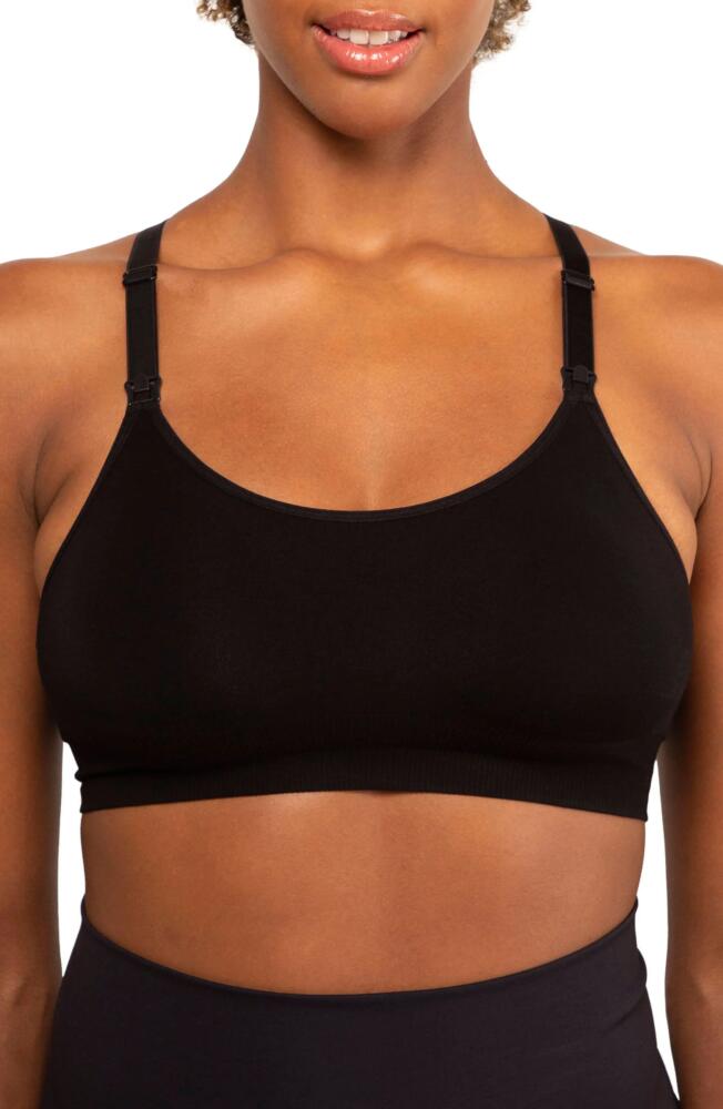 Modern Eternity Racerback Nursing Bra in Black Cover