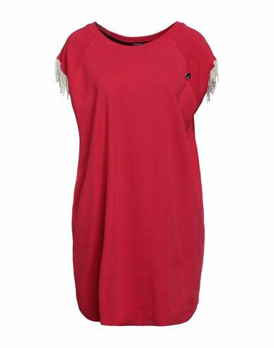 Mangano Woman Mini dress Red Cotton Cover