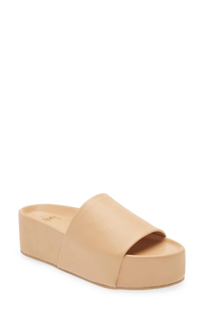 Beek Platform Slide Sandal in Beach Cover