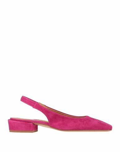 Pomme D'or Woman Ballet flats Fuchsia Leather Cover