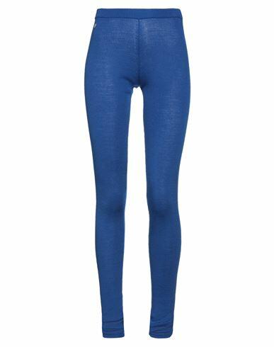 Dsquared2 Woman Leggings Bright blue Virgin Wool Cover