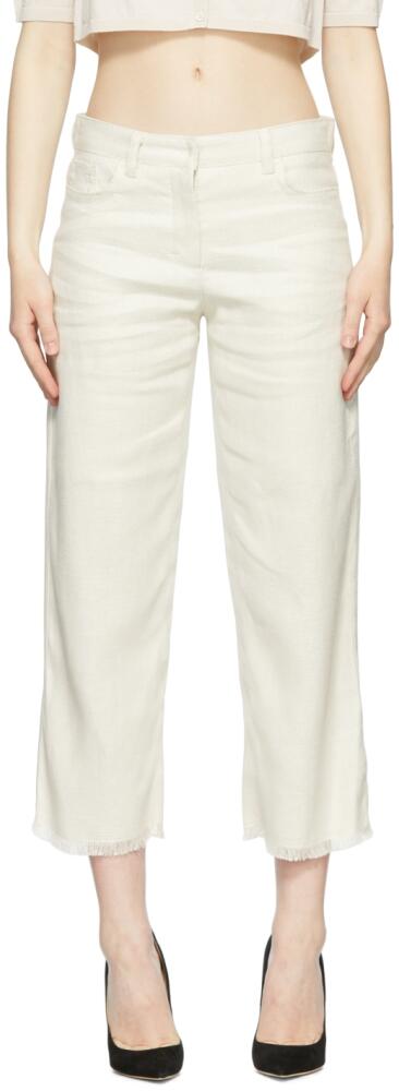 S Max Mara Beige Franci Trousers Cover