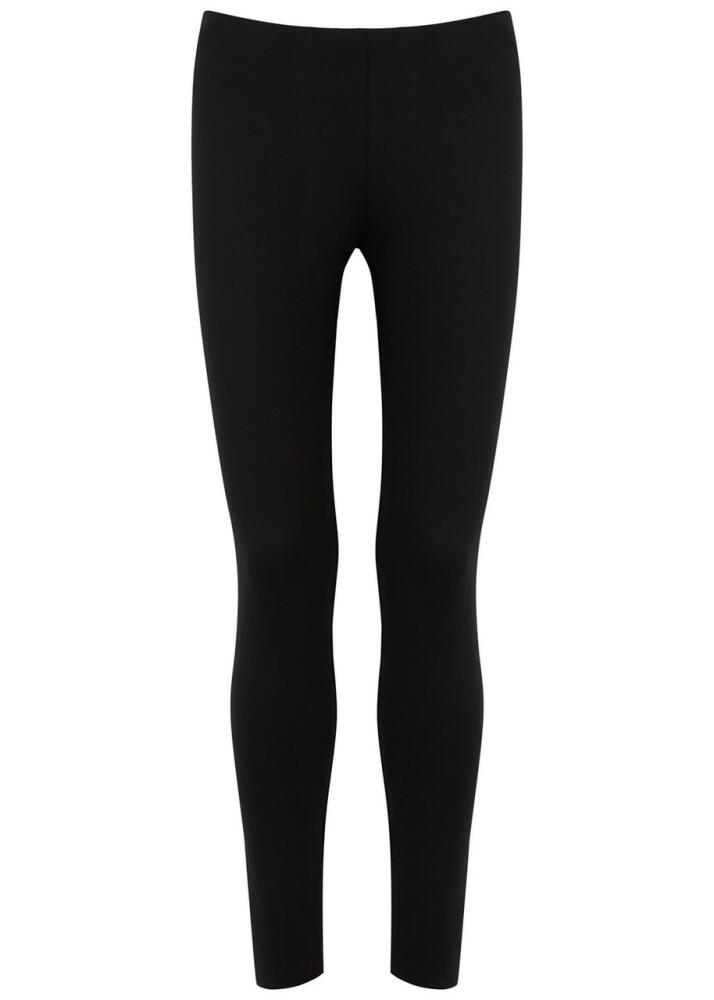 The Row Woolworth Black Stretch-jersey Leggings Cover