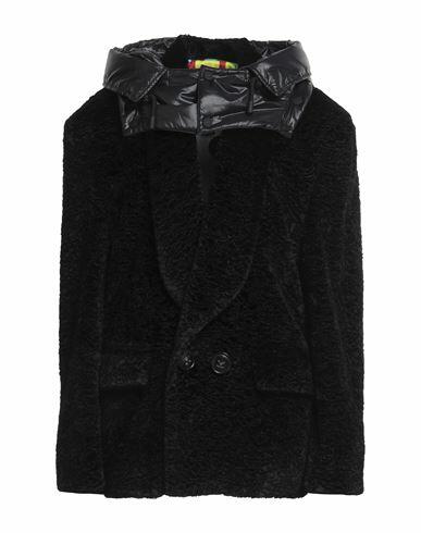 Dsquared2 Woman Coat Black Viscose, Cotton Cover