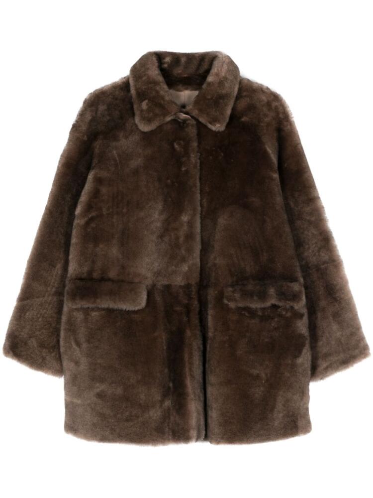 Desa 1972 reversible shearling coat - Brown Cover