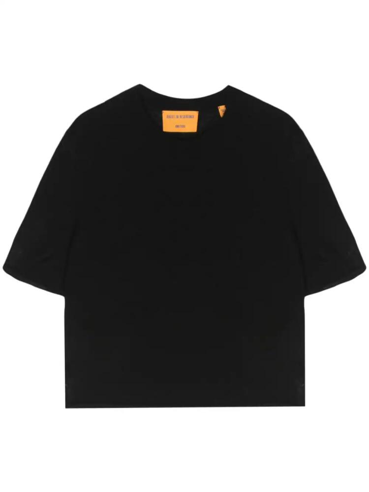 Guest In Residence Featherweight cropped T-shirt - Black Cover