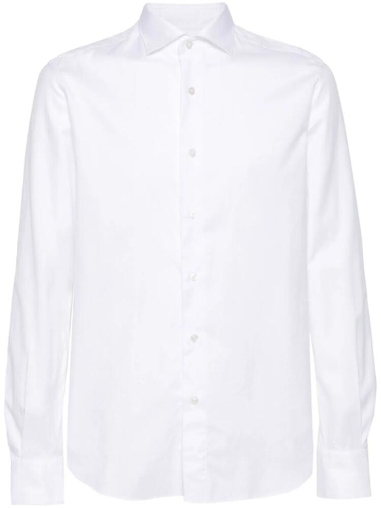 Glanshirt Oxford cotton shirt - White Cover