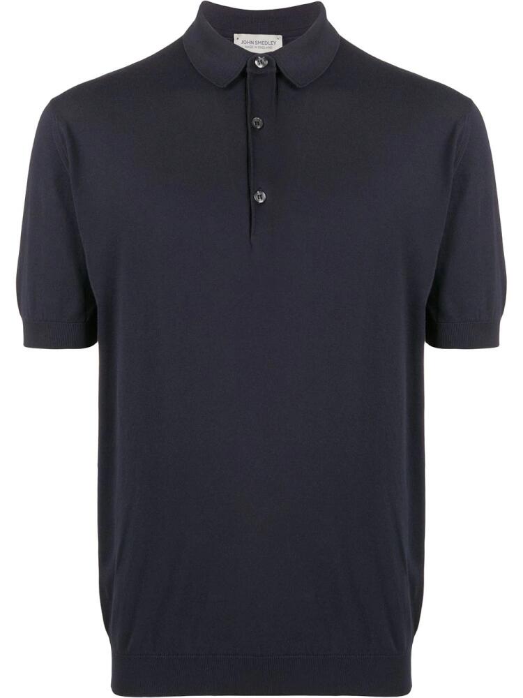 John Smedley classic polo shirt - Blue Cover