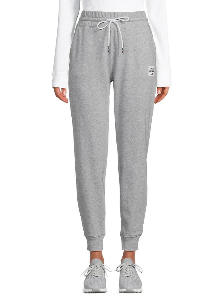 Tommy Hilfiger Sport Women's French Terry Drawstring Joggers - Grey Cover