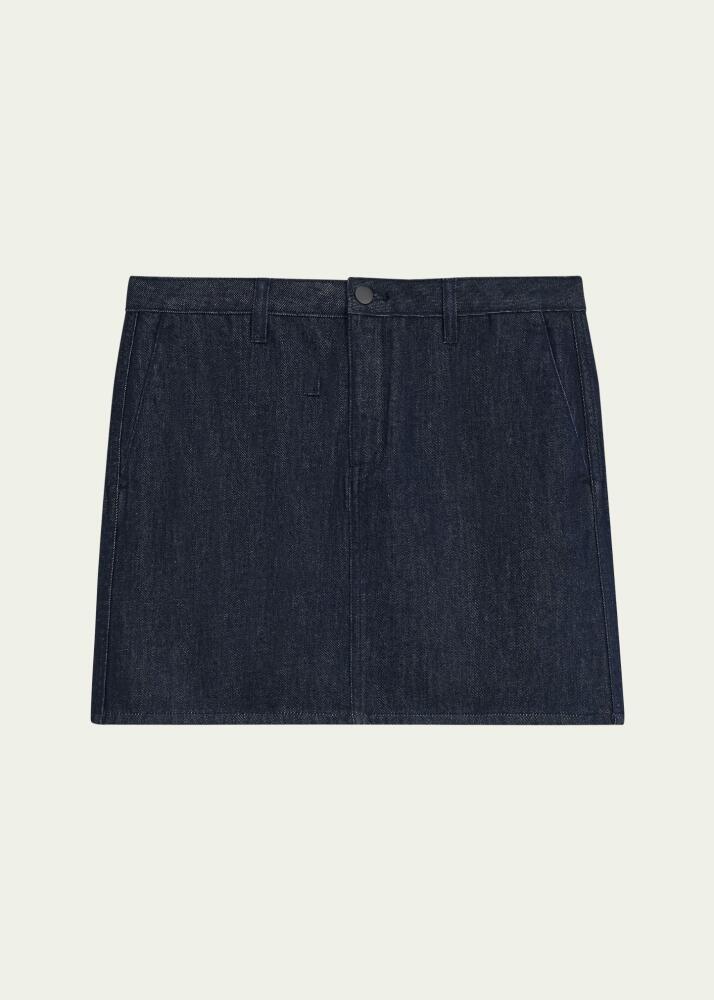 Theory Trouser Denim Mini Skirt Cover