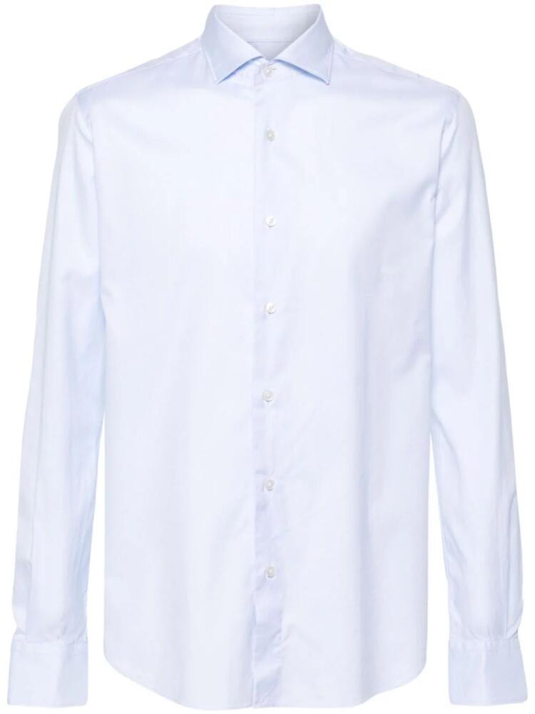 Glanshirt Oxford cotton shirt - Blue Cover